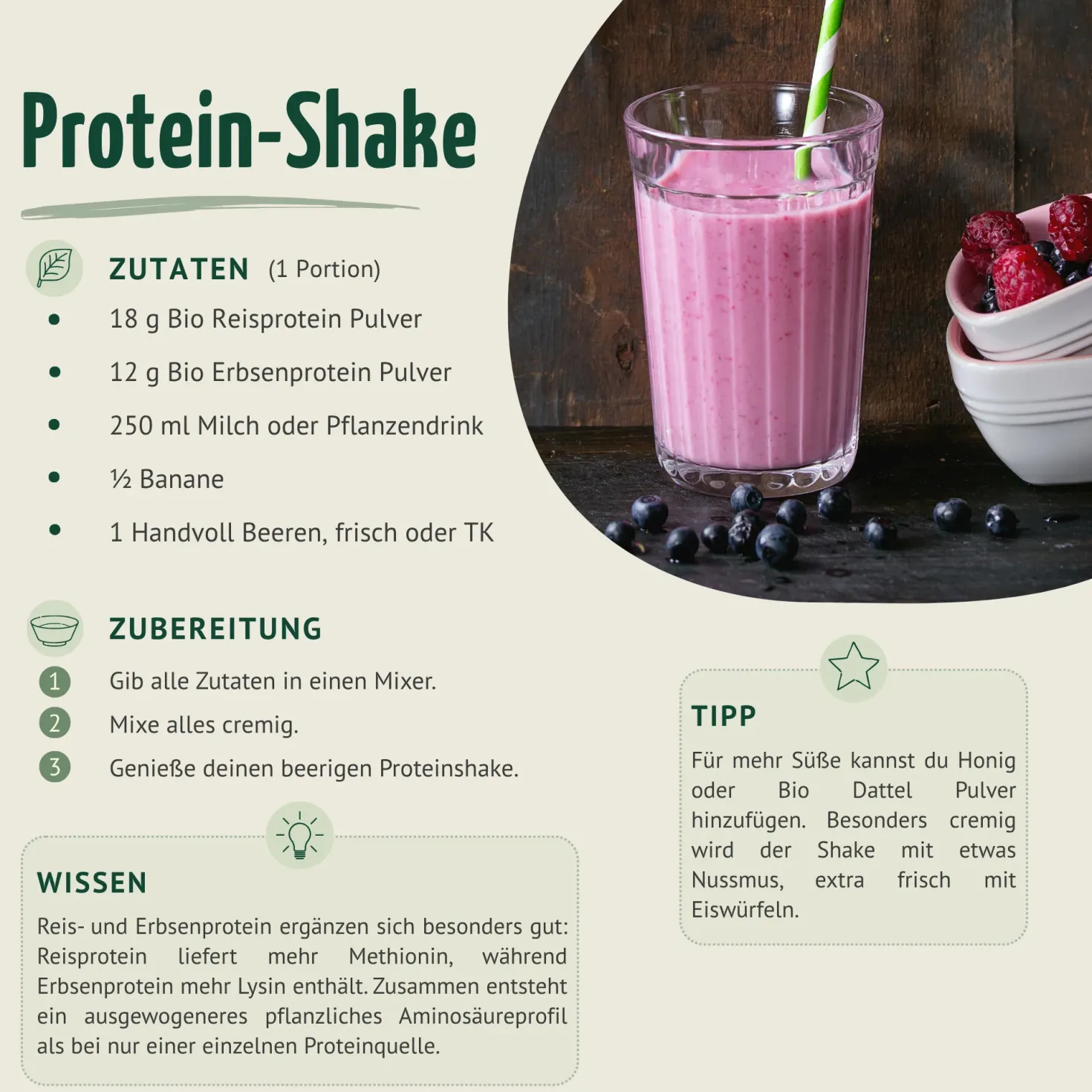 Bio Reisprotein Pulver (1000g)