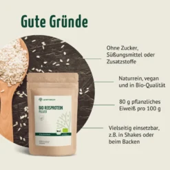 Bio Reisprotein Pulver (1000g)