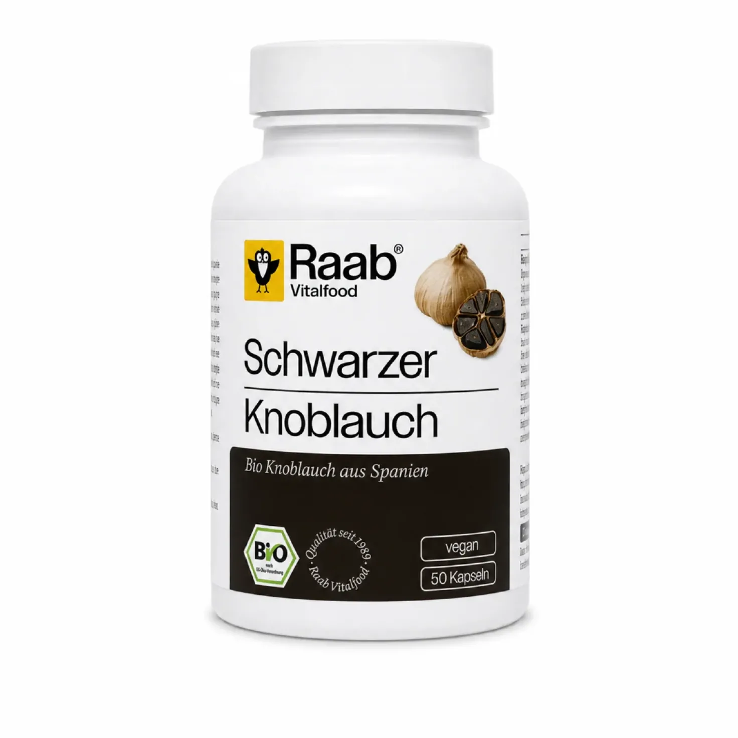Bio Schwarzer Knoblauch (50 Kapseln)