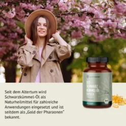 Bio Schwarzkümmel-Öl Kapseln (400 Kapseln)