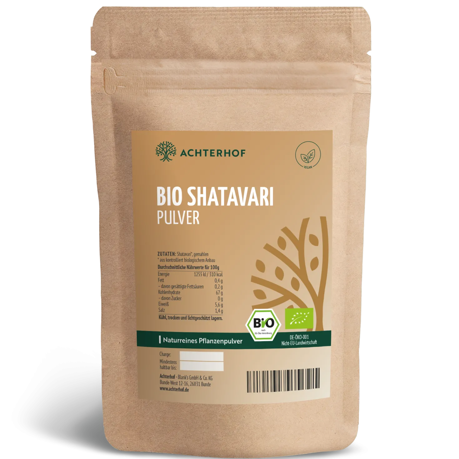 Bio Shatavari Pulver (500g)