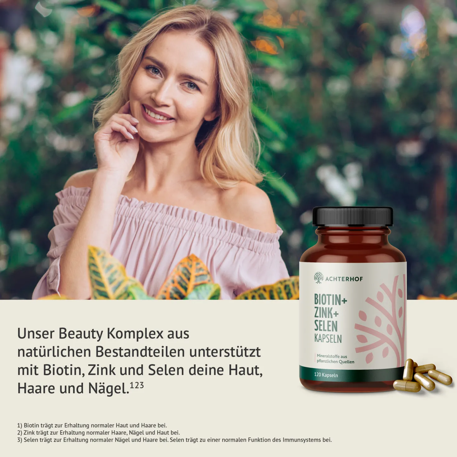 Biotin+Zink+Selen Kapseln (120 Kapseln)