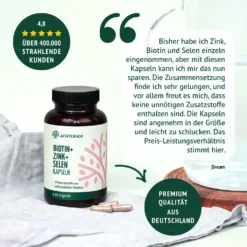Biotin+Zink+Selen Kapseln (120 Kapseln)