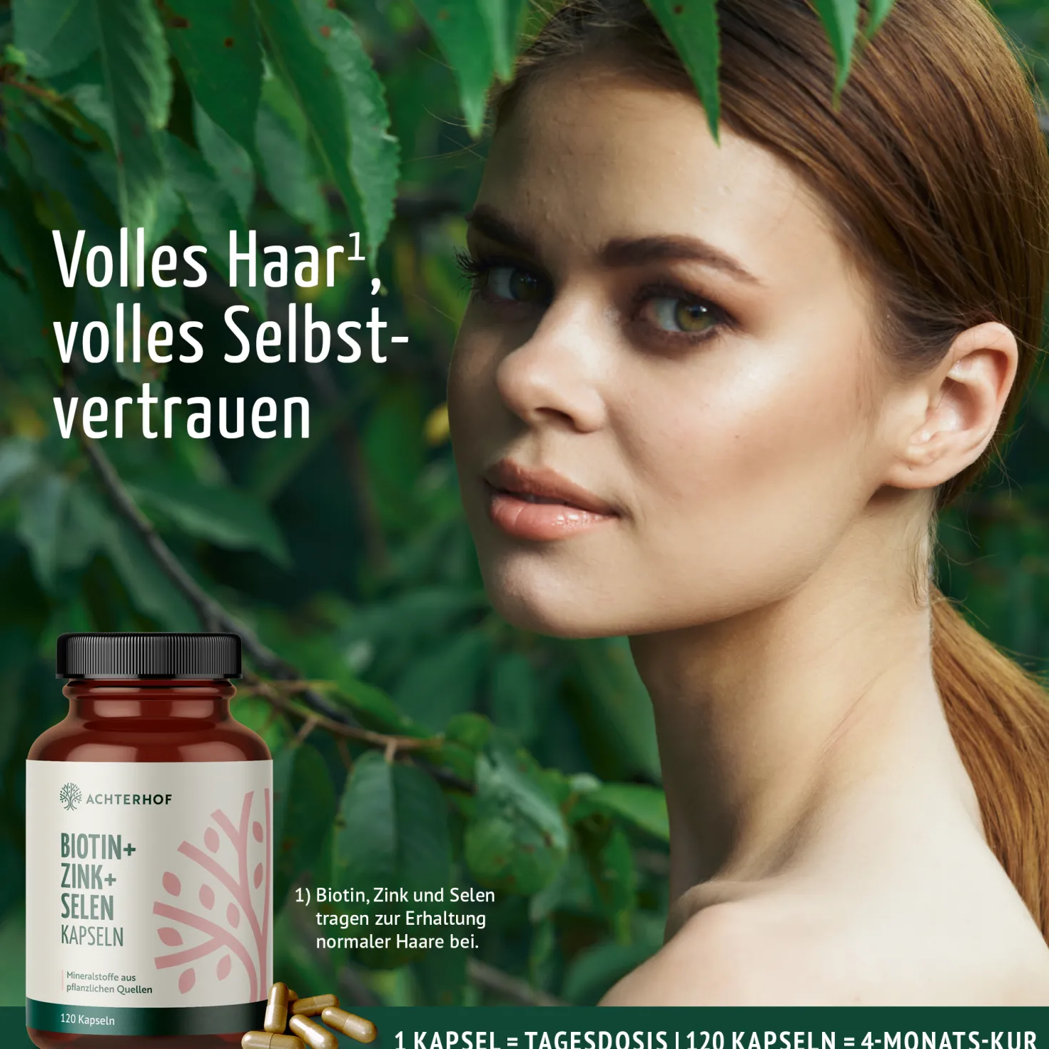 Biotin+Zink+Selen Kapseln (120 Kapseln)