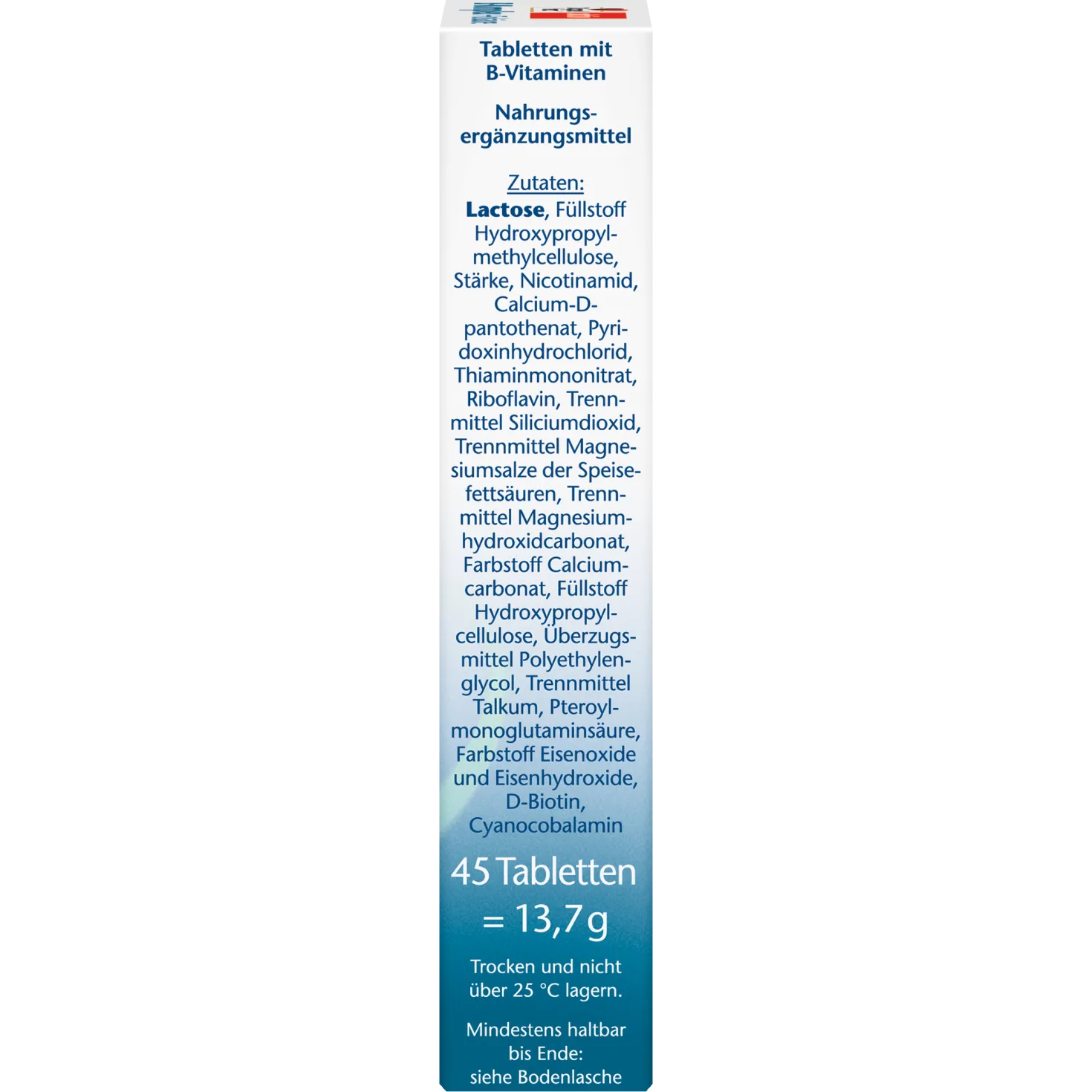 B-Komplex + Folsäure Depot (45 Tabletten)