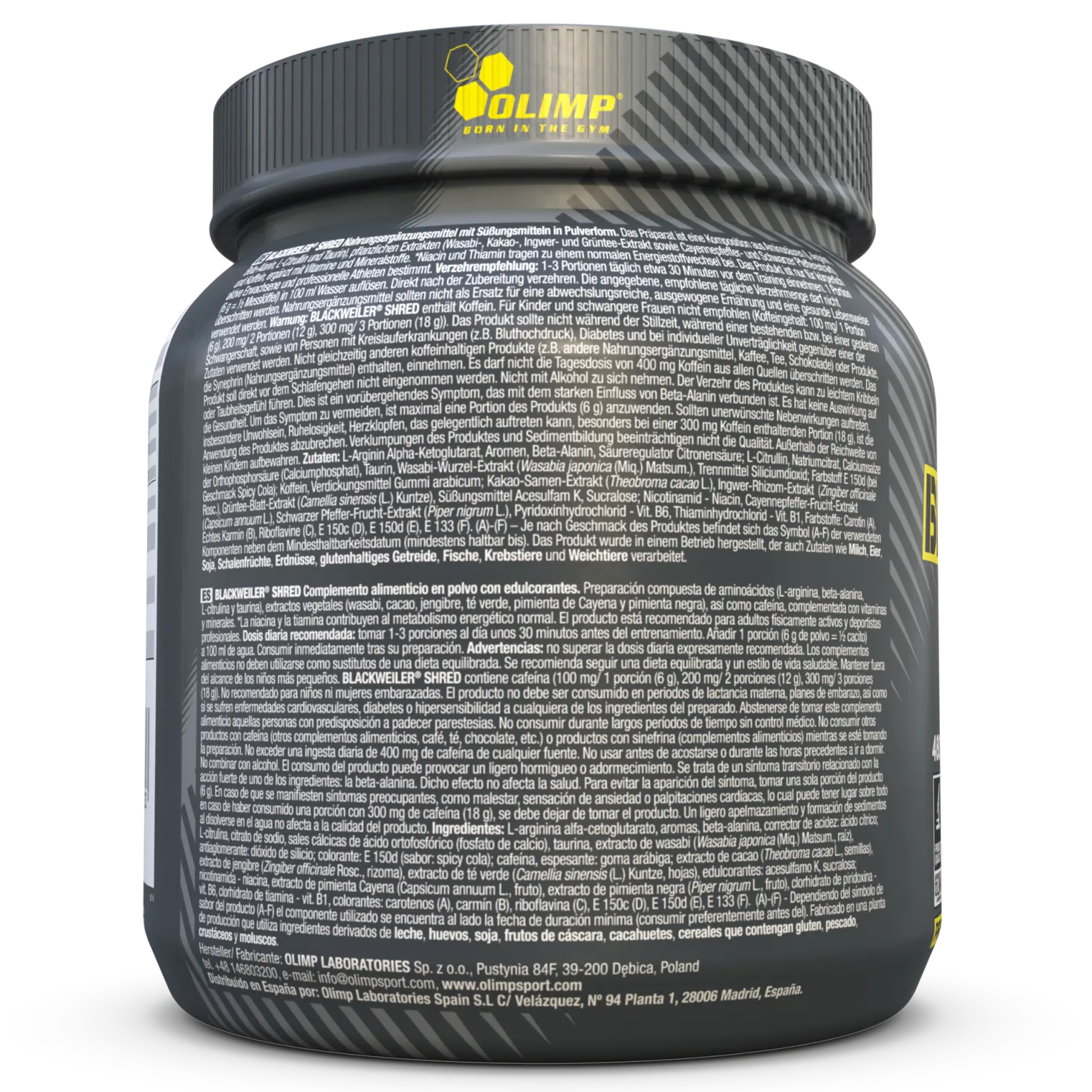 Blackweiler Shred Exotic Orange (480g)
