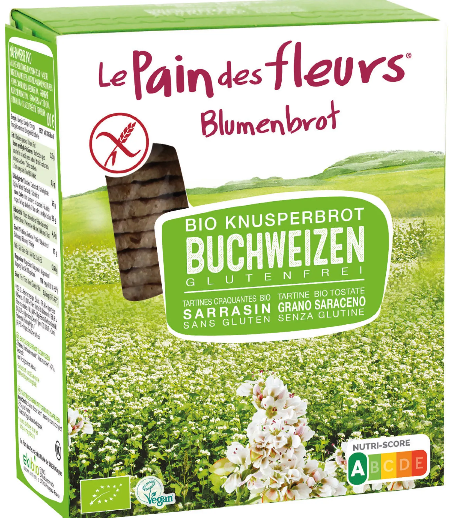 Blumenbrot Buchweizen bio (150g)