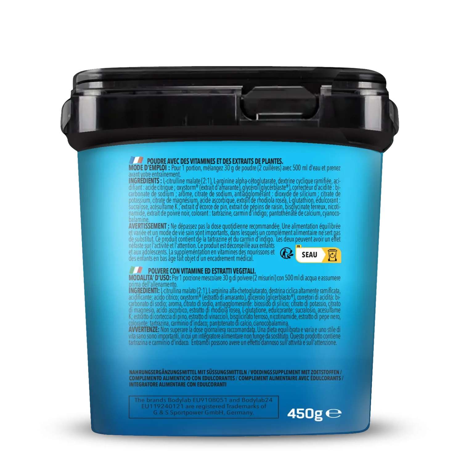 Bodybuilder Pump Pre Workout (450g)