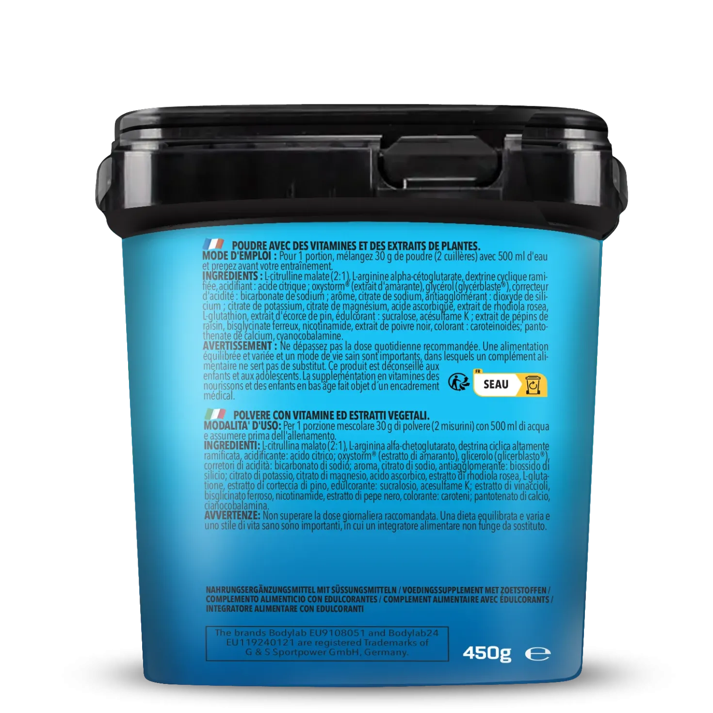 Bodybuilder Pump Pre Workout (450g)