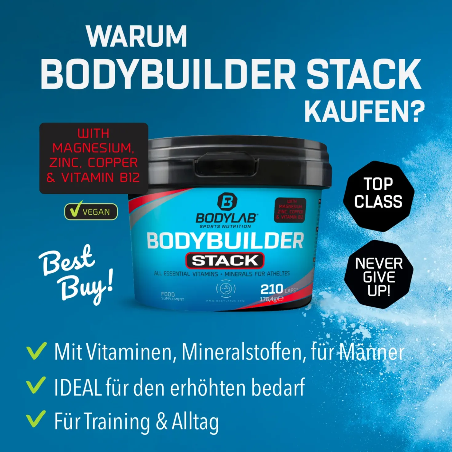 Bodybuilder Stack (210 Kapseln)