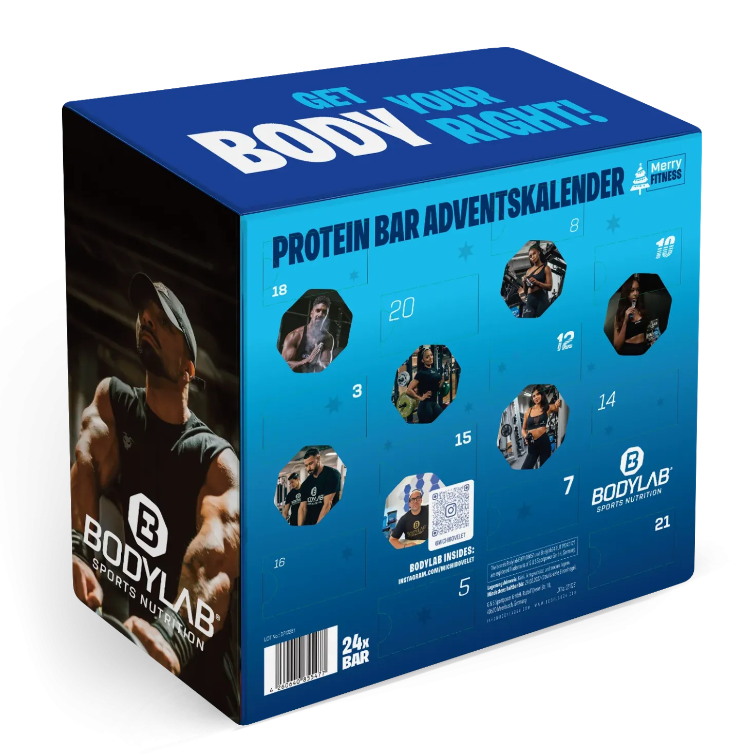BODYLAB Riegel Adventskalender