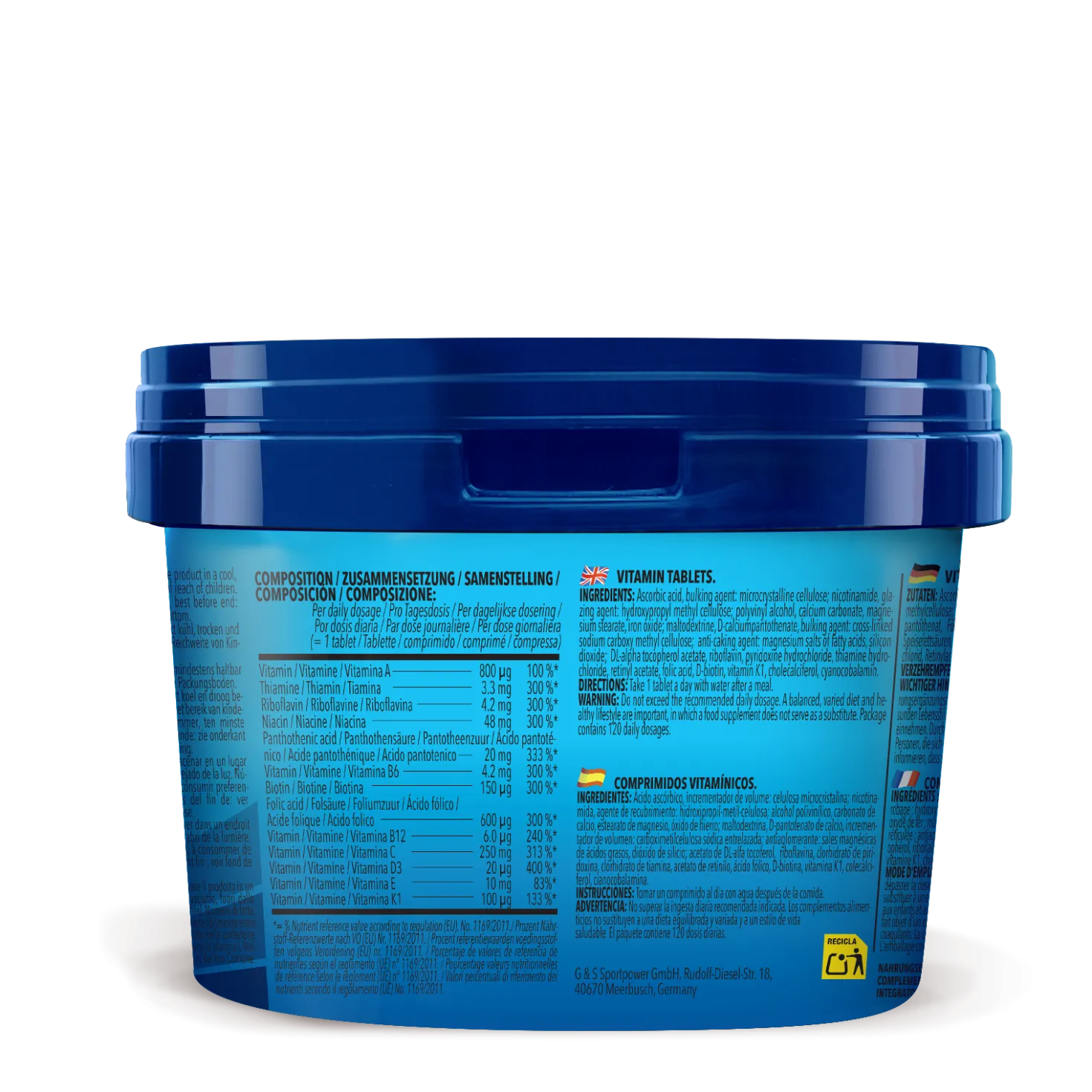 BODYLABVitamin A-Z (120 Tabletten)