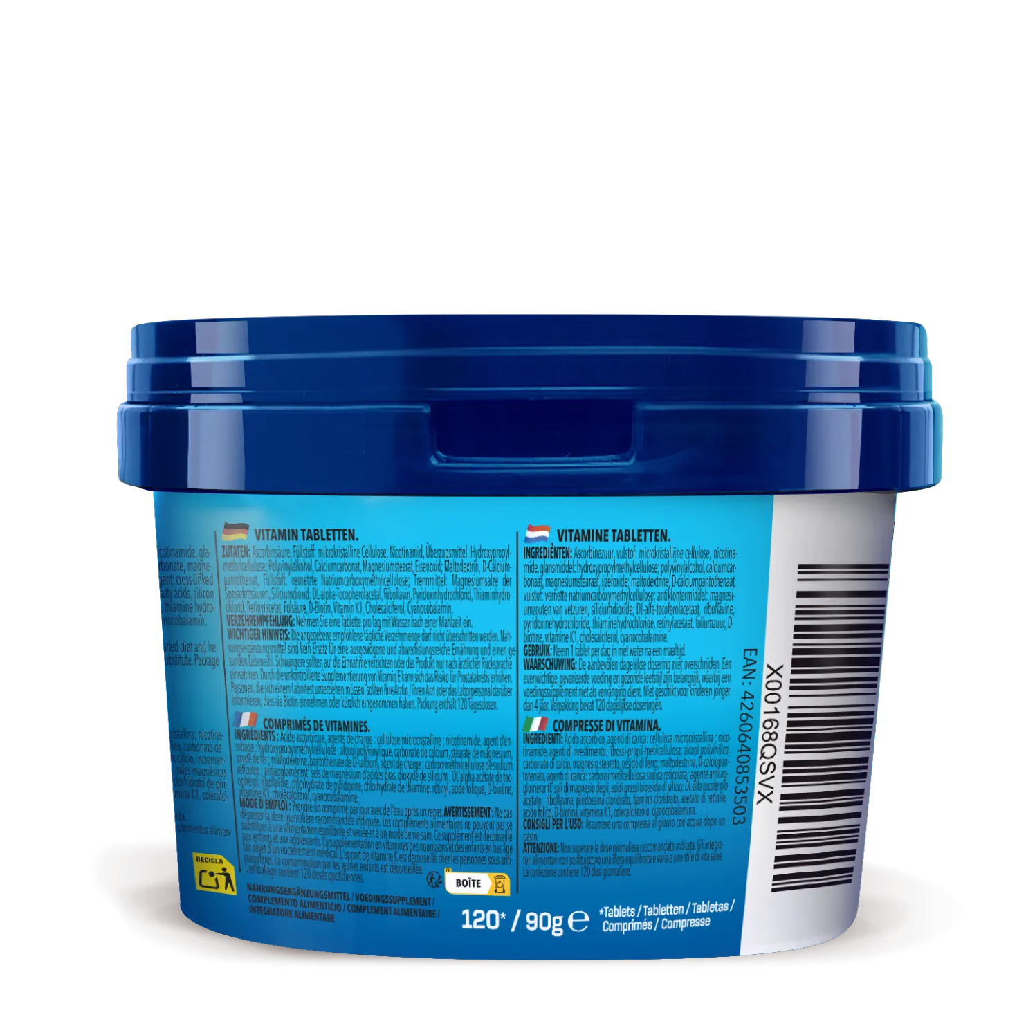 BODYLABVitamin A-Z (120 Tabletten)