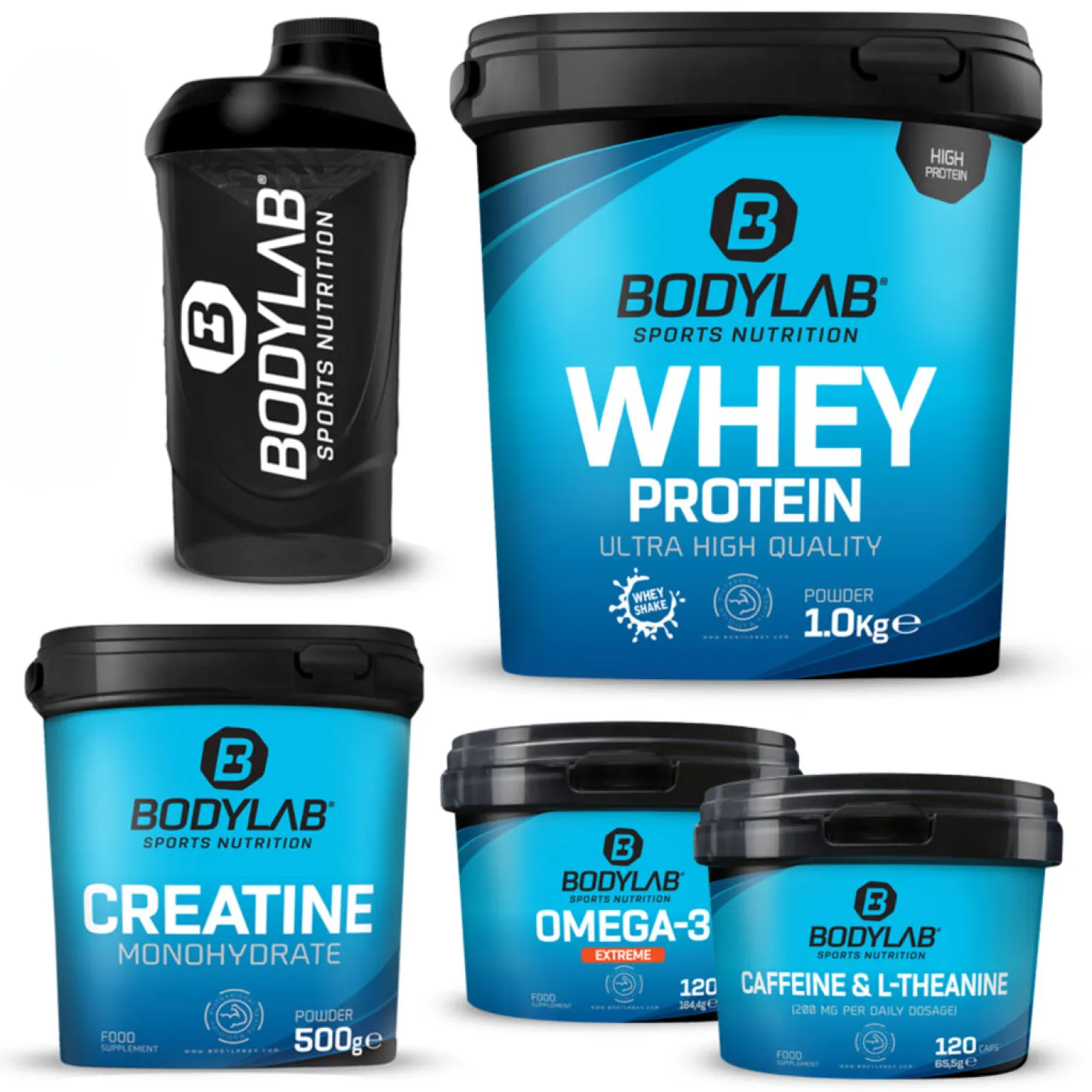 Bodylab Whey Protein (1000g) + Top-Supplement-Bestseller