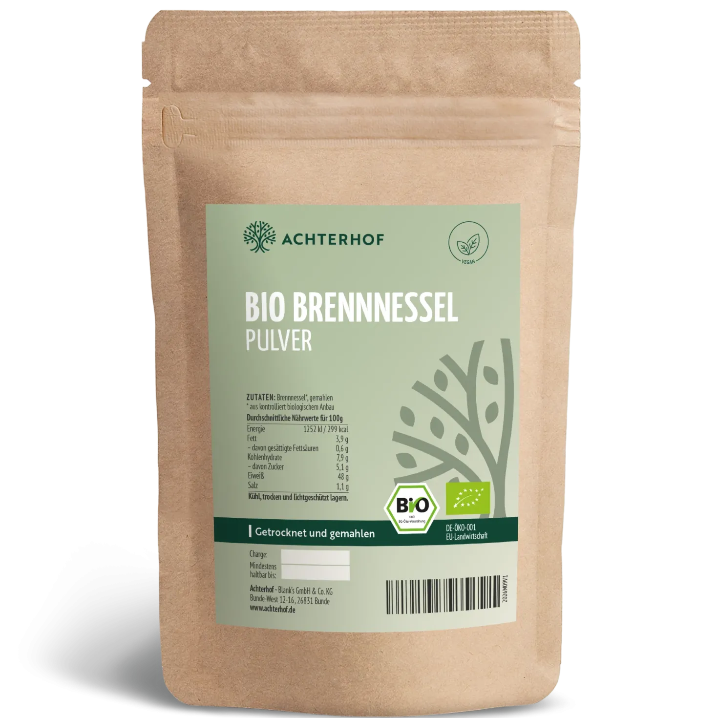 Brennnessel Pulver Bio (500g)