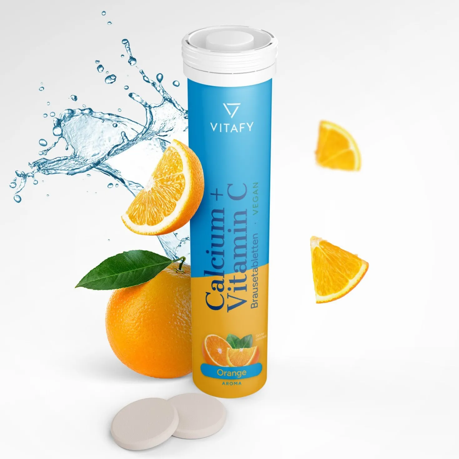 Calcium + Vitamin C - Orange (20 Brausetabletten)