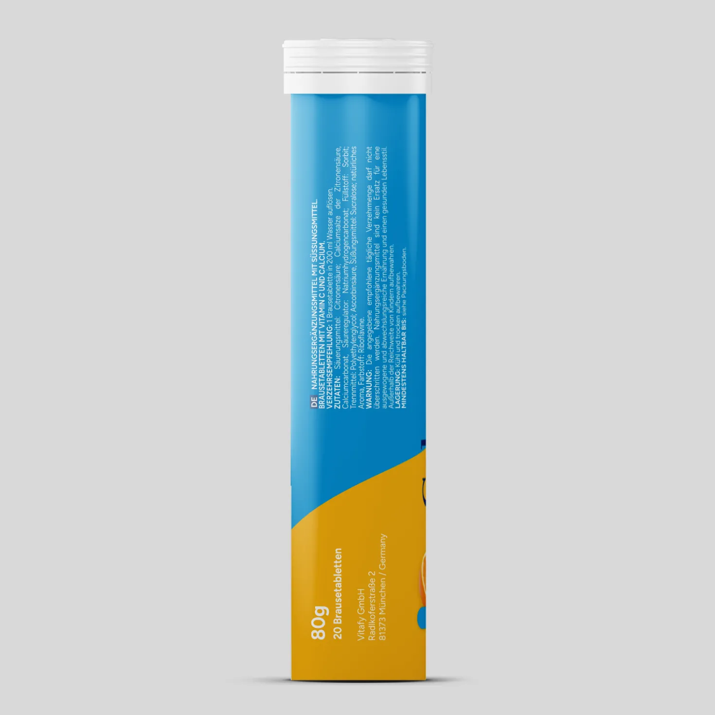 Calcium + Vitamin C - Orange (20 Brausetabletten)