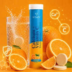 Calcium + Vitamin C - Orange (20 Brausetabletten) - 6er Pack