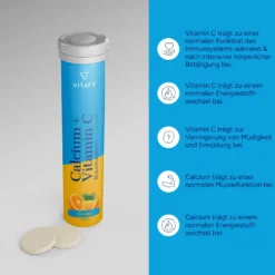 Calcium + Vitamin C - Orange (20 Brausetabletten) - 6er Pack