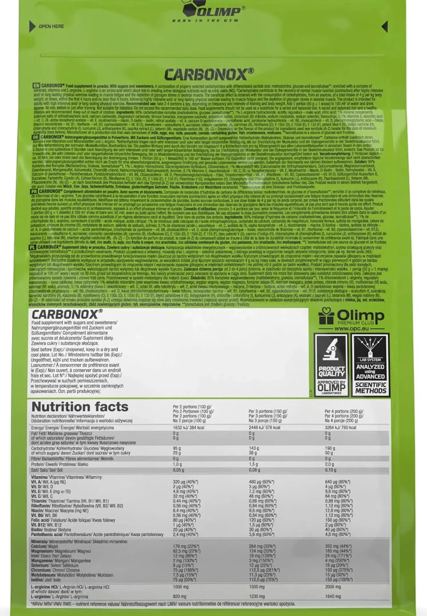 CarboNox (1000g)