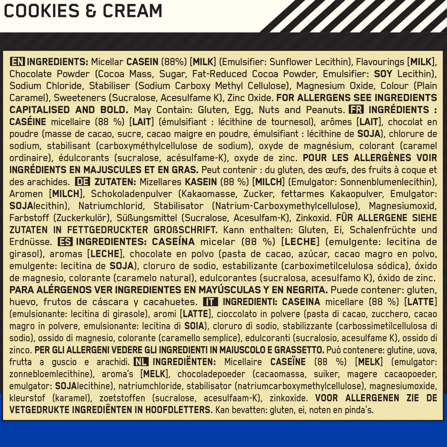100% Casein (924g)