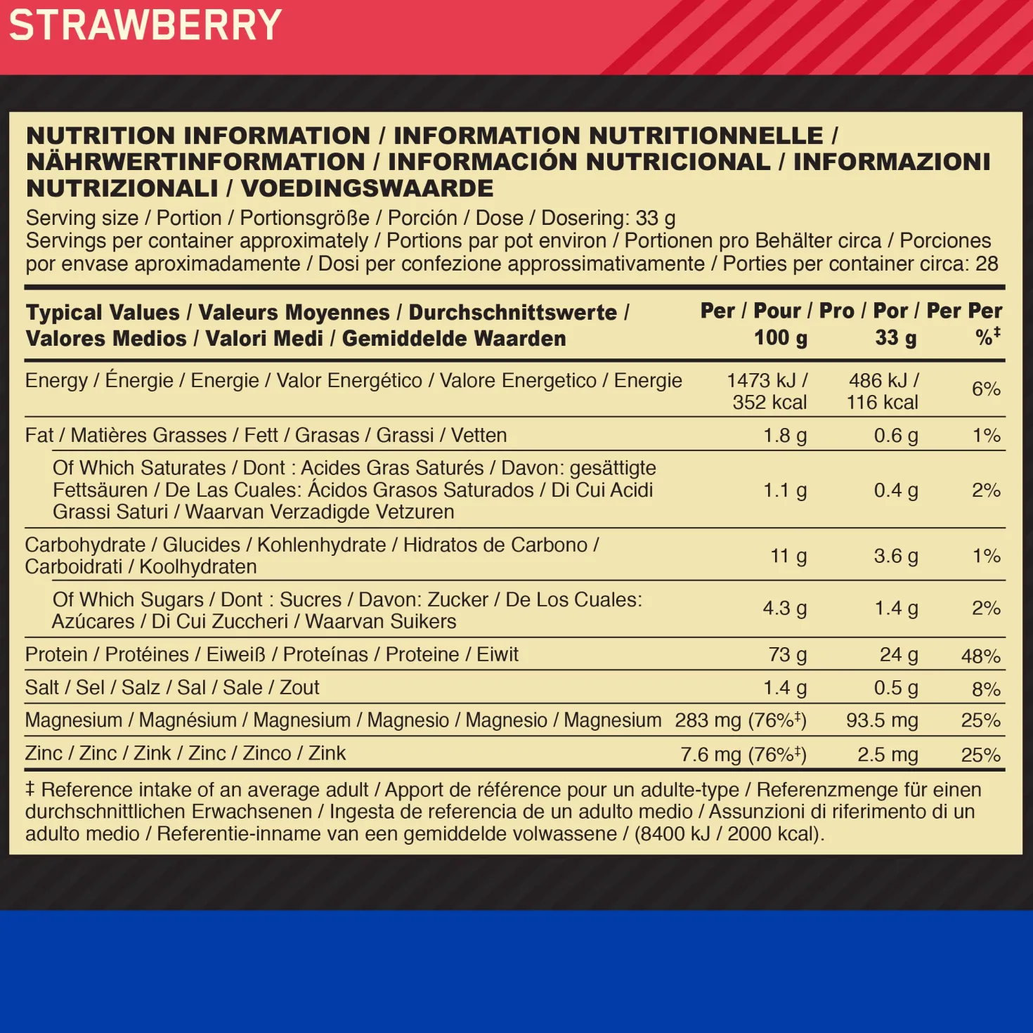 100% Casein (924g)