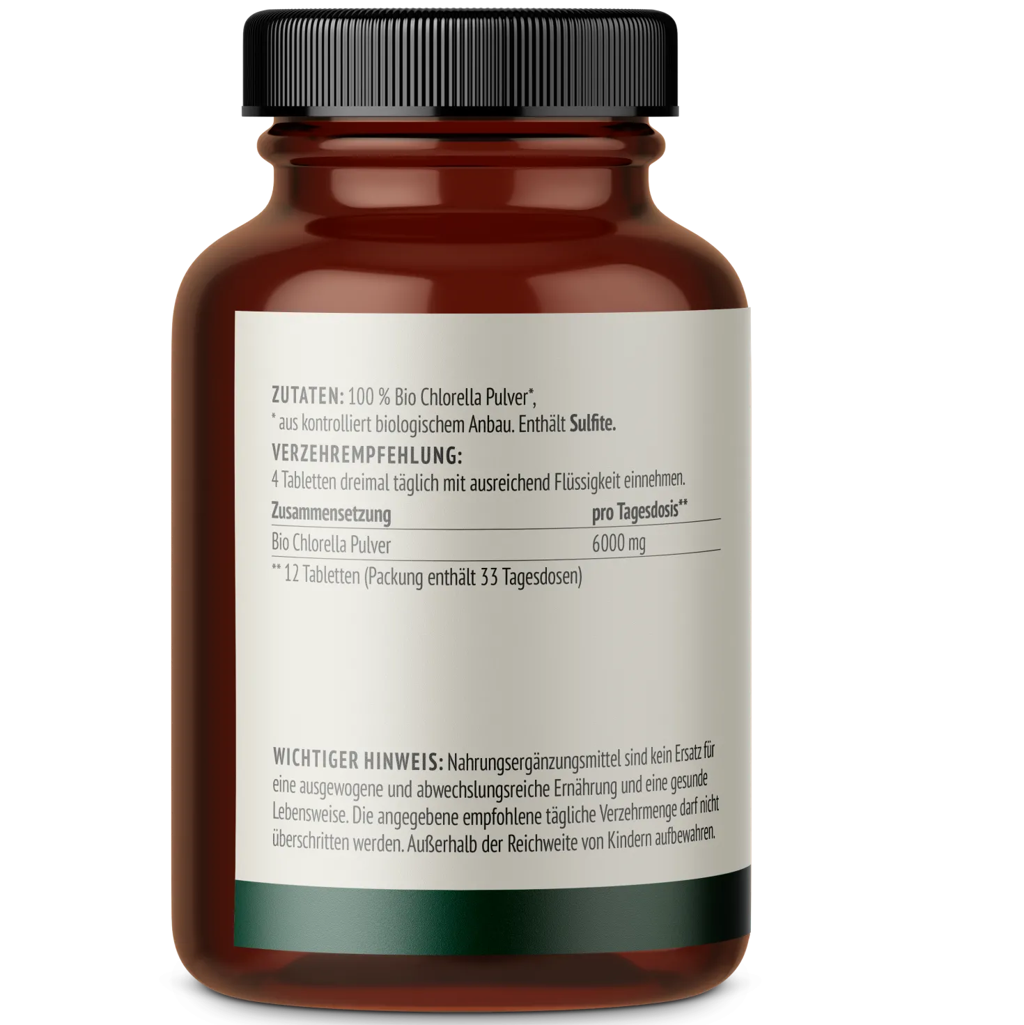 Chlorella & Spirulina Algen Tabletten Bio (400 Tabletten)