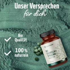 Chlorella & Spirulina Algen Tabletten Bio (400 Tabletten)