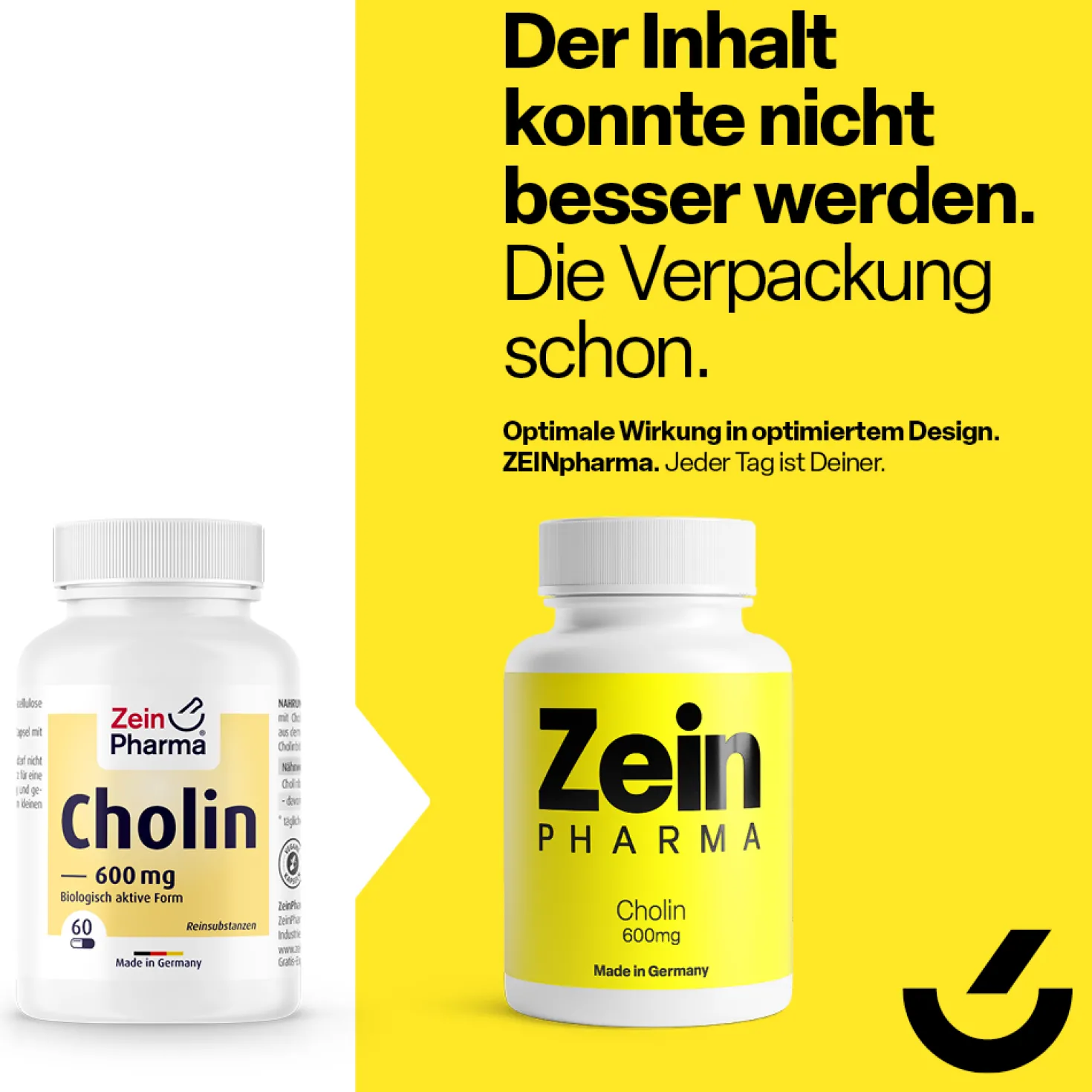 Cholin Kapseln 600mg (60 Kapseln)