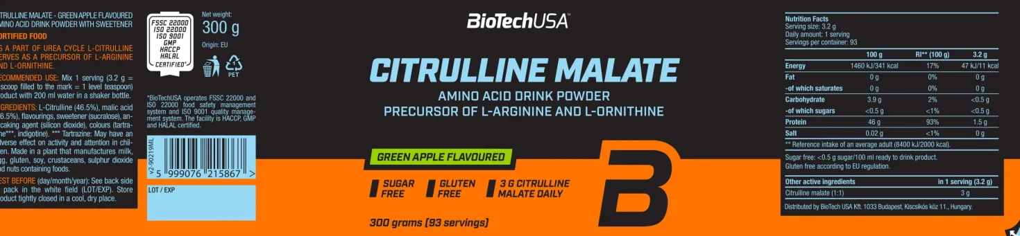 Citrulline Malate (300g)
