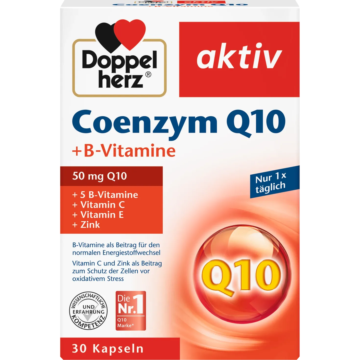 Coenzym Q10 + B-Vitamine (30 Kapseln)
