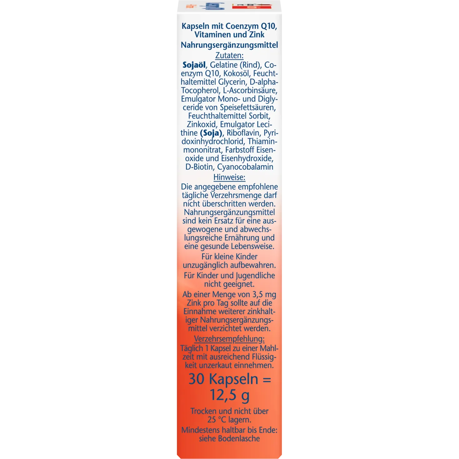 Coenzym Q10 + B-Vitamine (30 Kapseln)