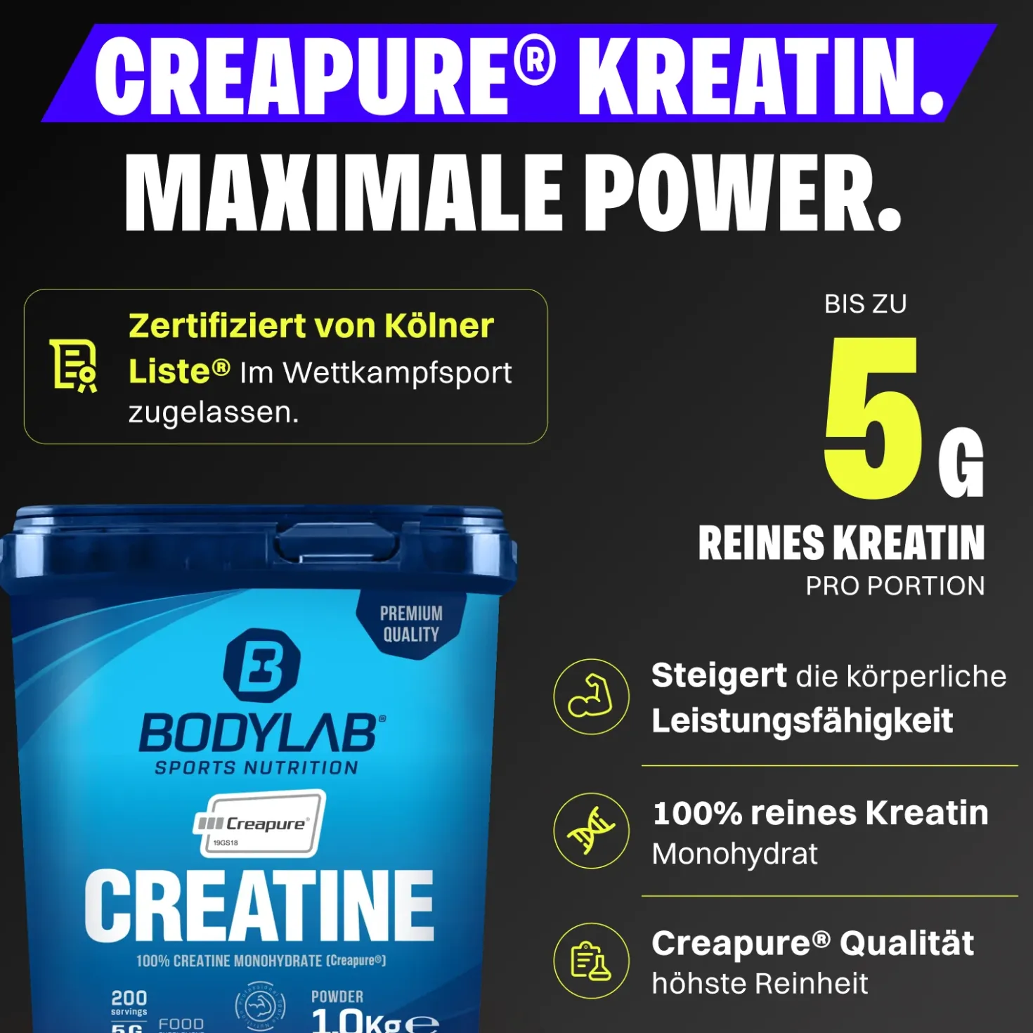 Creatine (Creapure®) (500g)