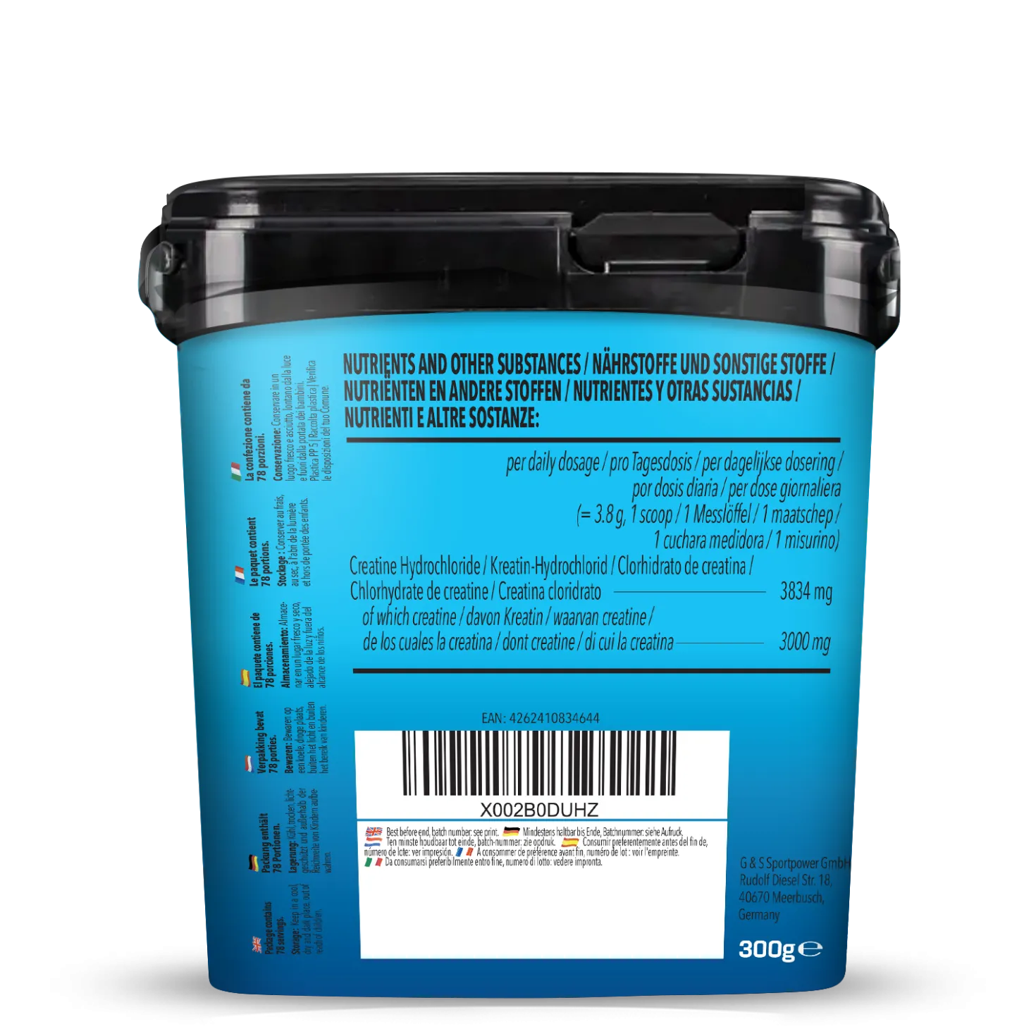 Creatine HCl Powder (300g)