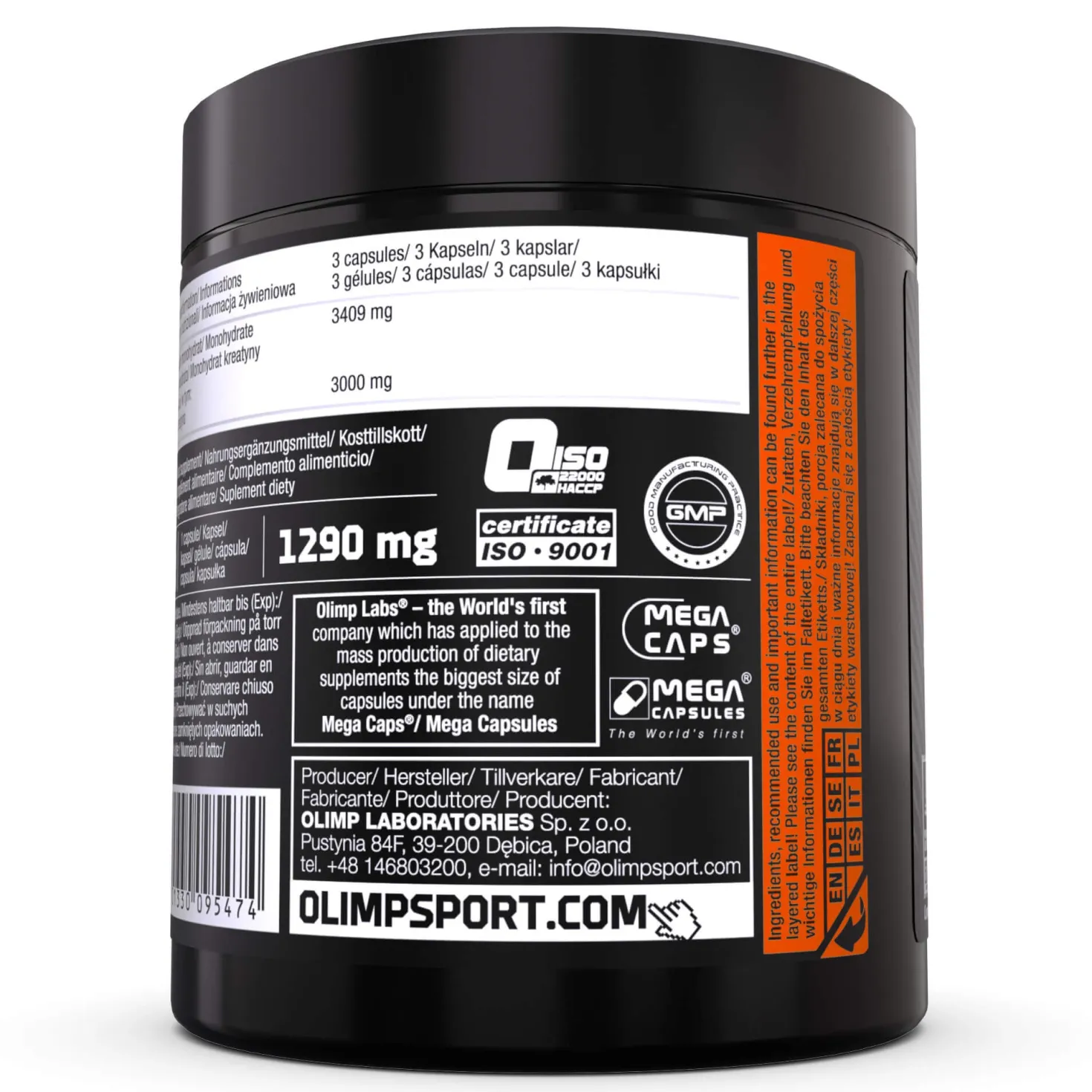 Creatine 1000 Mega Caps (180 Kapseln)
