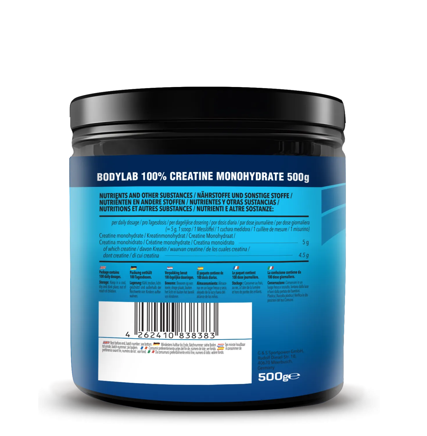 Creatine Monohydrate MESH 600 (500g)