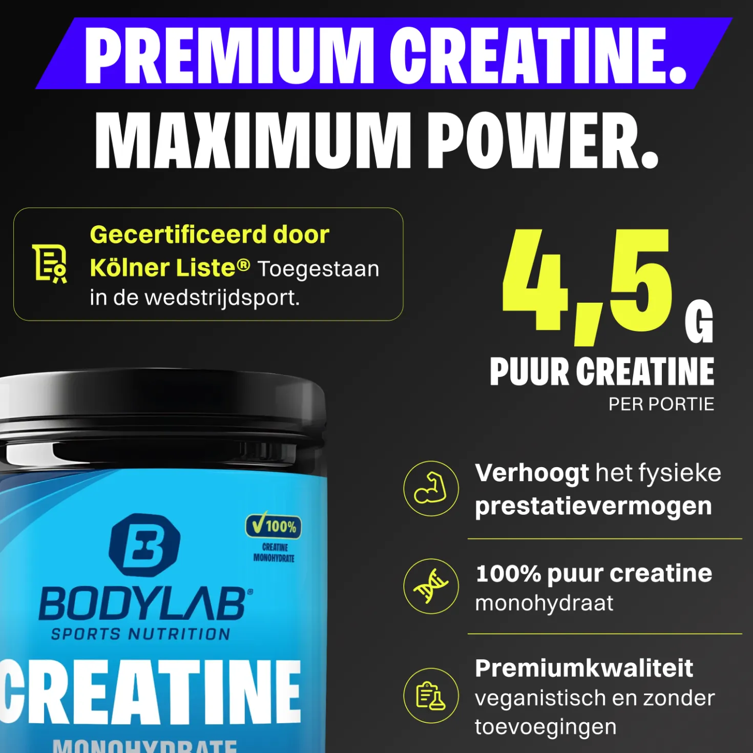 Creatine Monohydrate Powder (750g)
