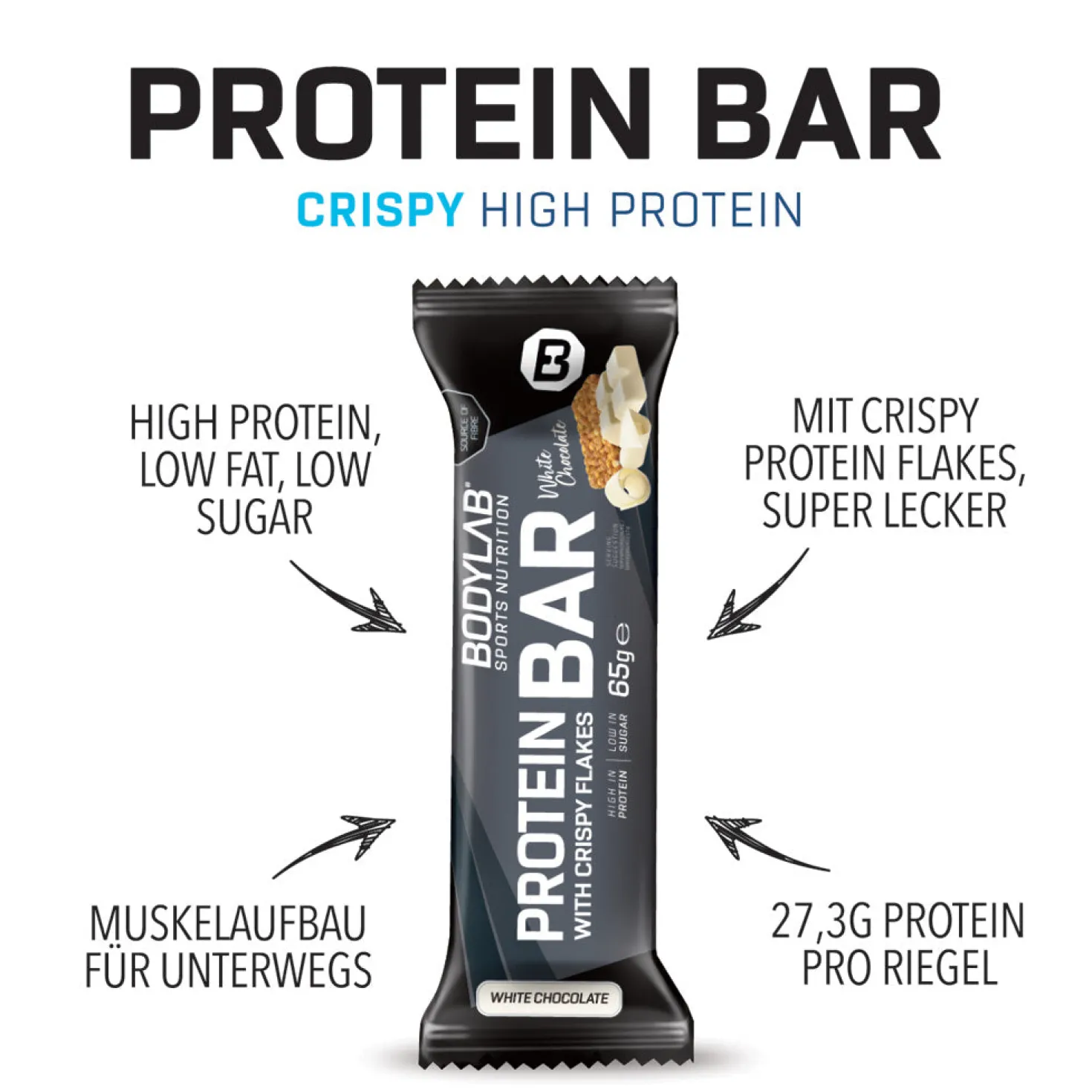 Crispy Protein Bar (12x65g)