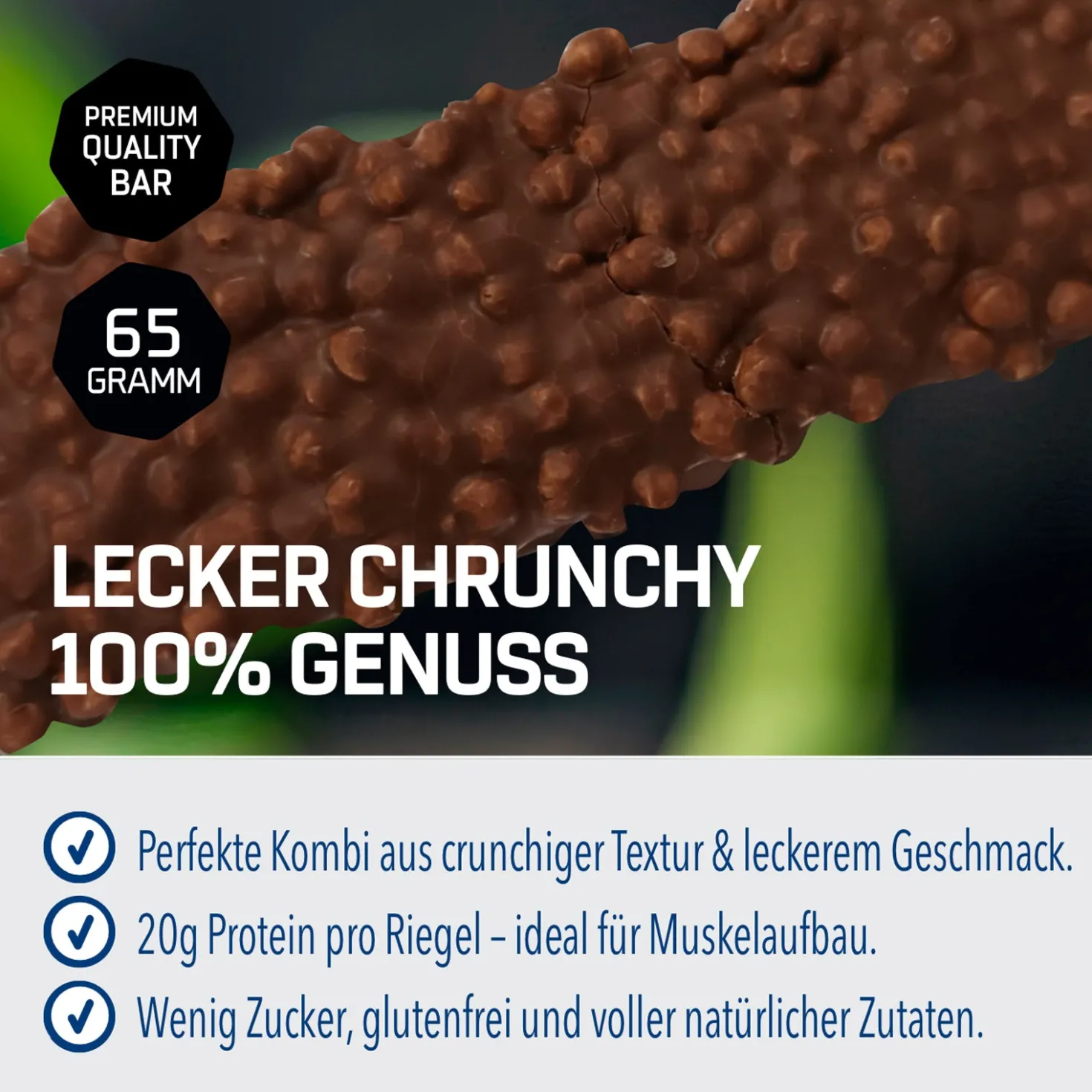 Crunchy Protein Bar Deluxe (12x65g)