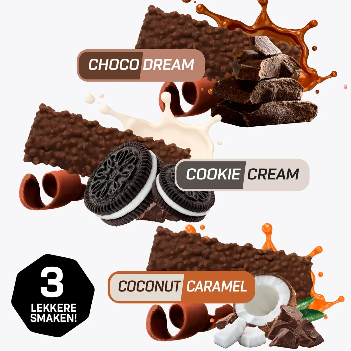 Crunchy Protein Bar Deluxe (12x65g)