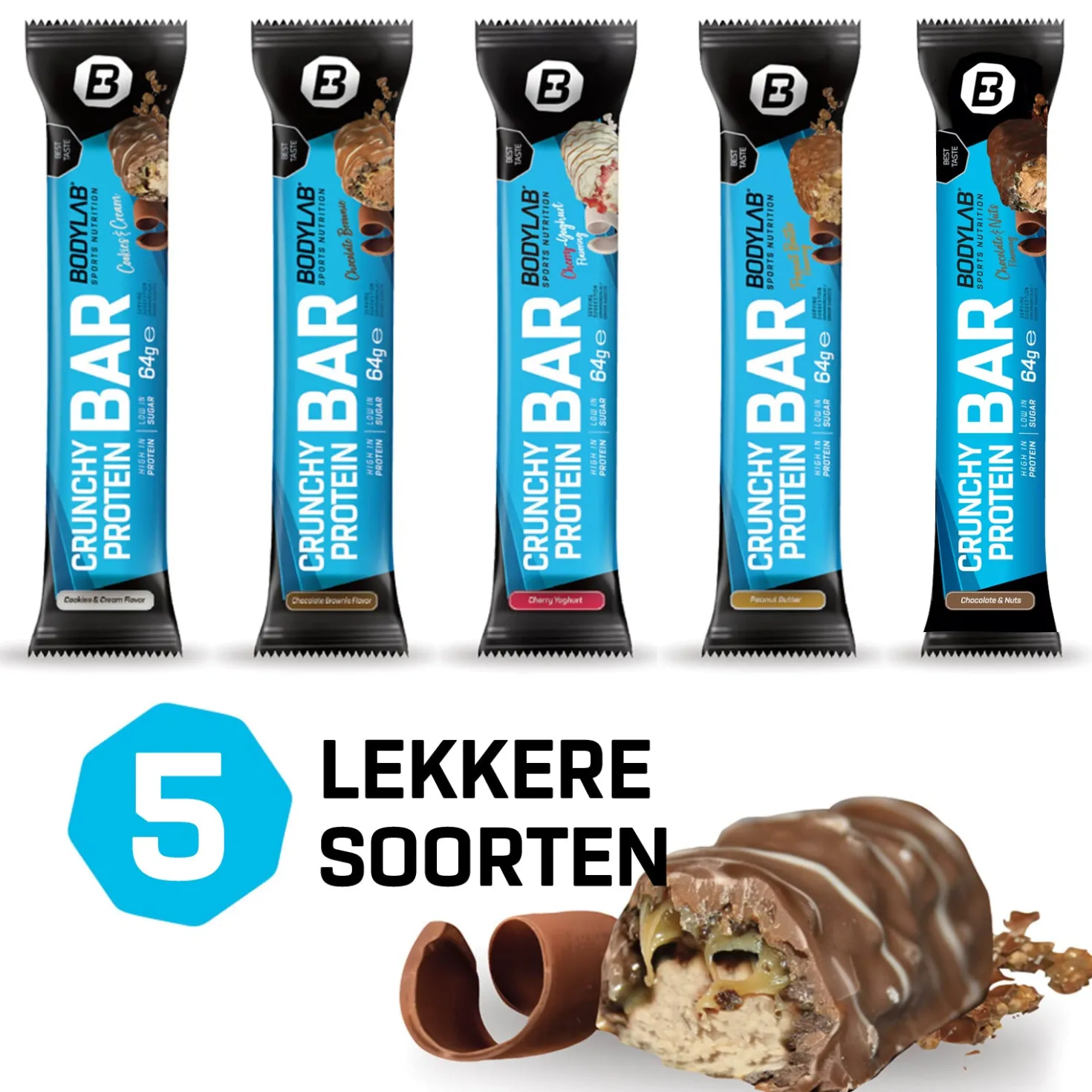 Crunchy Protein Bar (12x64g)