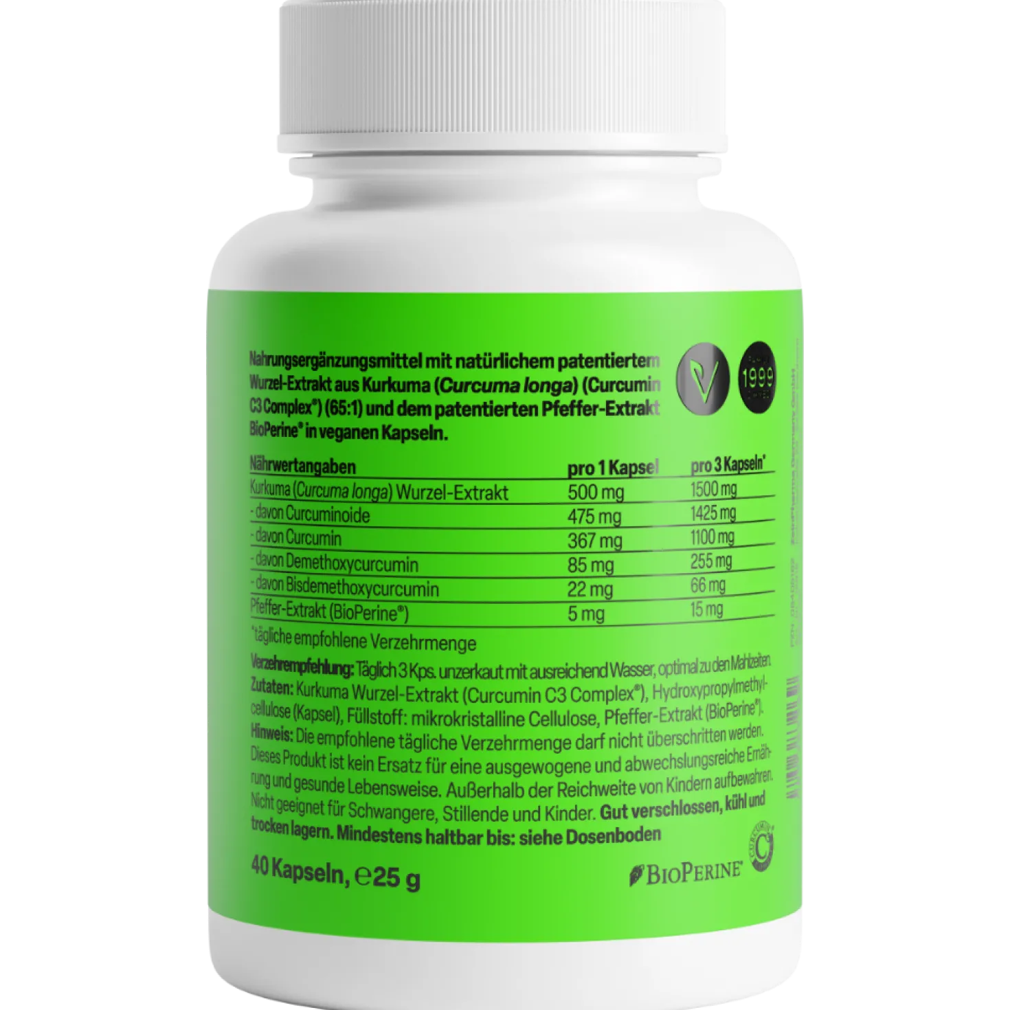 Curcumin-Triplex³ 500mg (90 Kapseln)