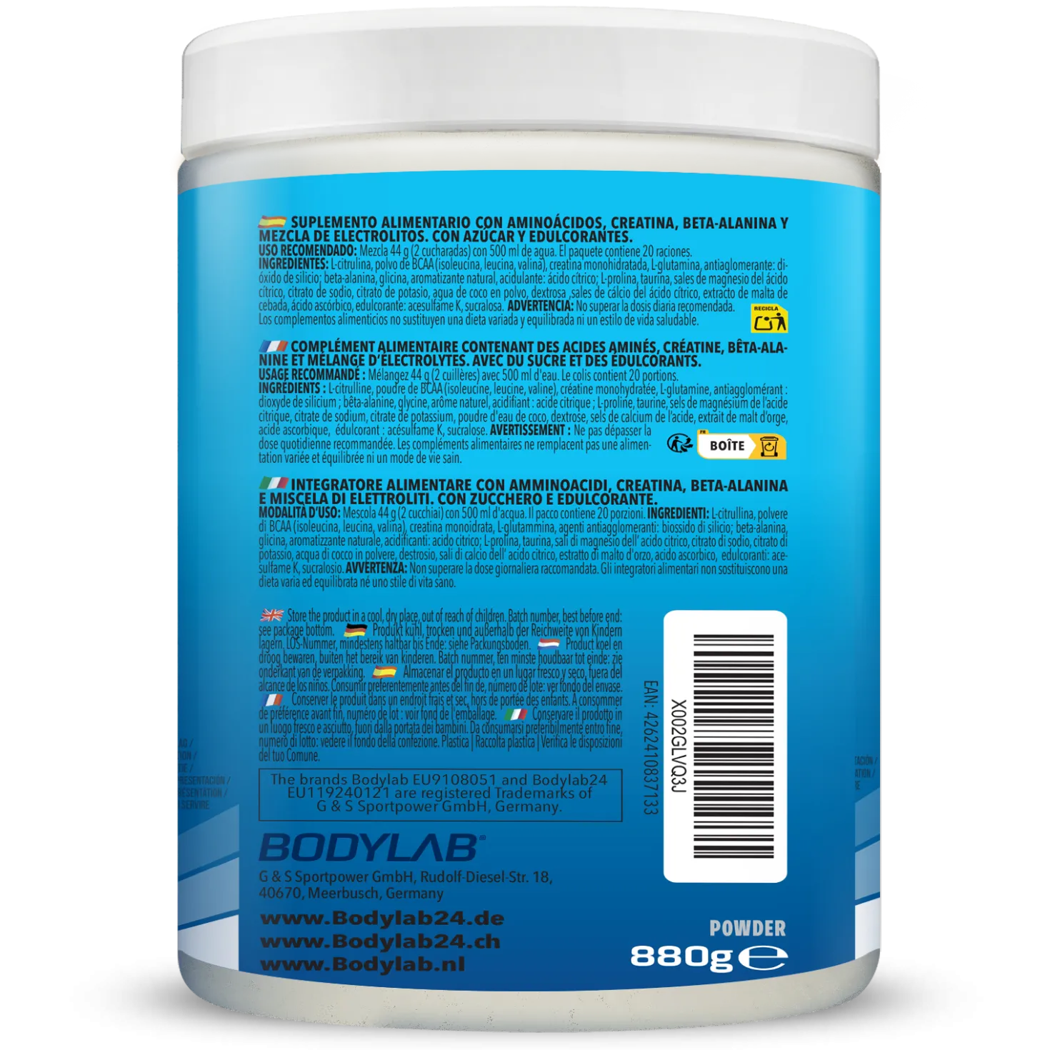 Daily Basic Powder Ice Tea Peach (880g)