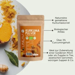 Doppelpack: Bio Kurkumapulver (2x1000g)