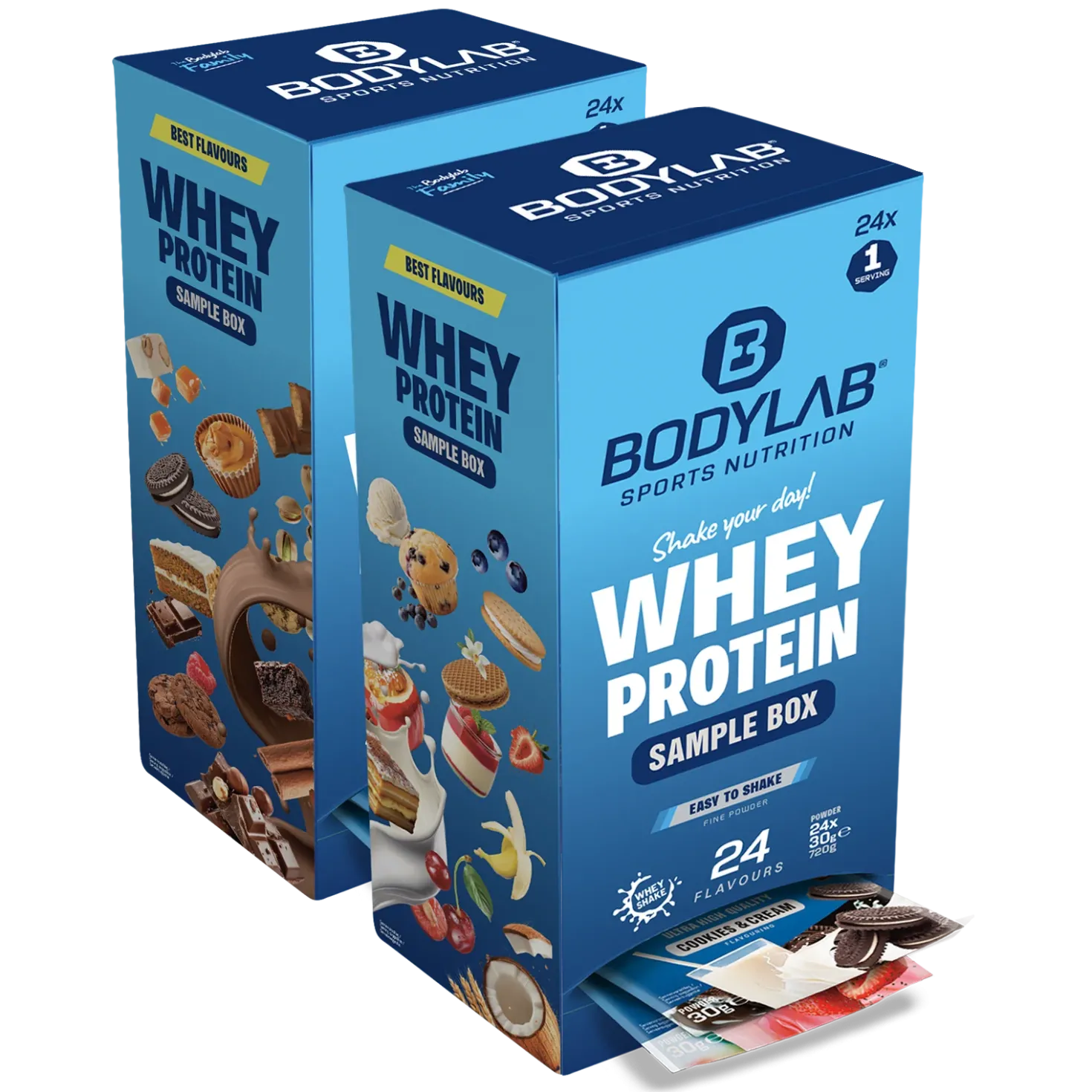 Doppelpack BODYLAB Whey Protein Kalender (24x30g)