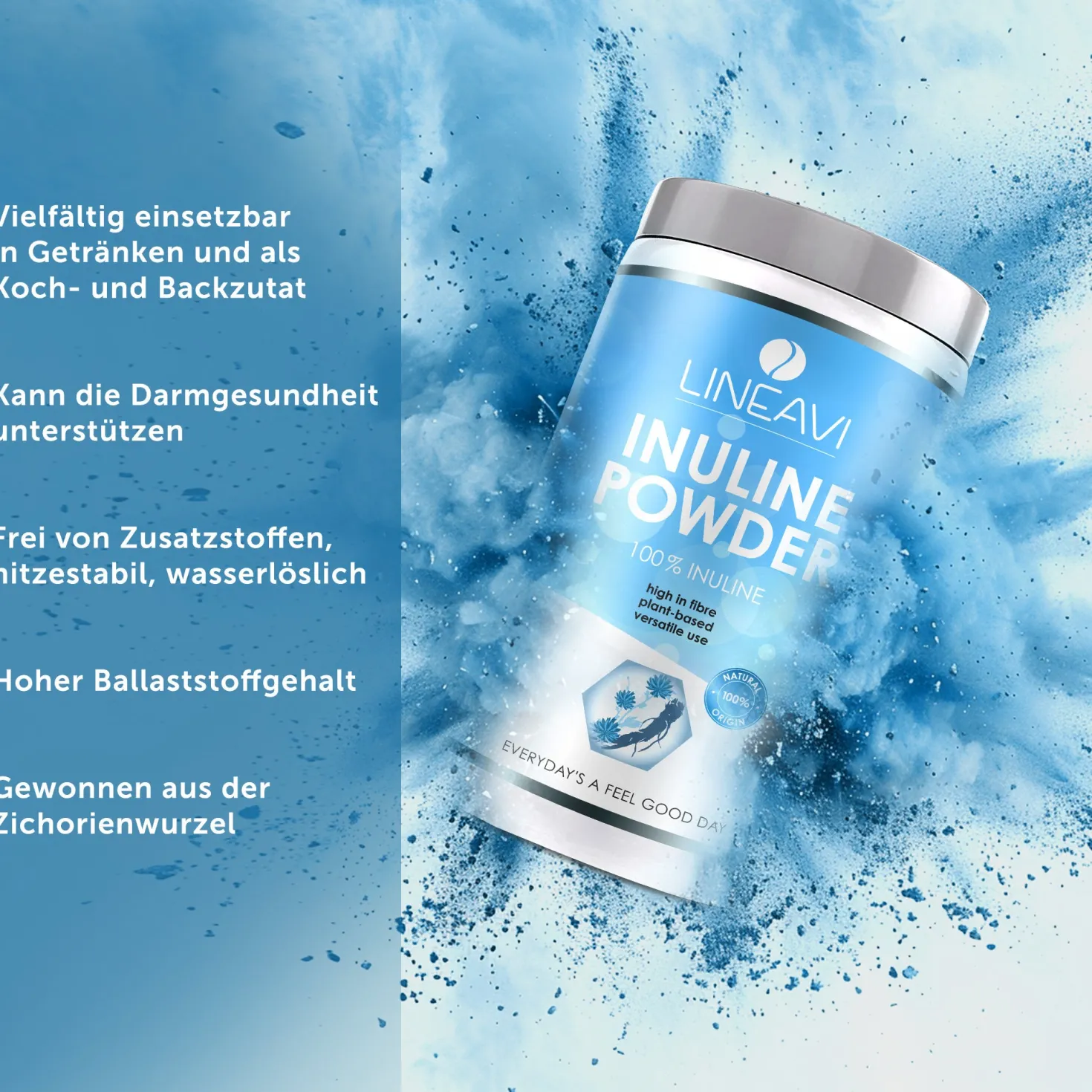 Doppelpack: Inulinpulver (2x500g)