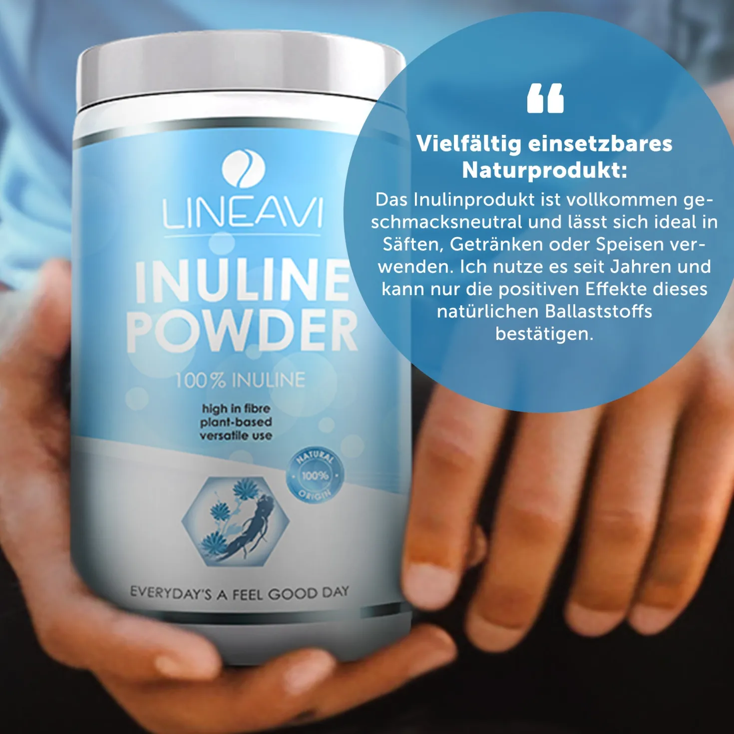 Doppelpack: Inulinpulver (2x500g)