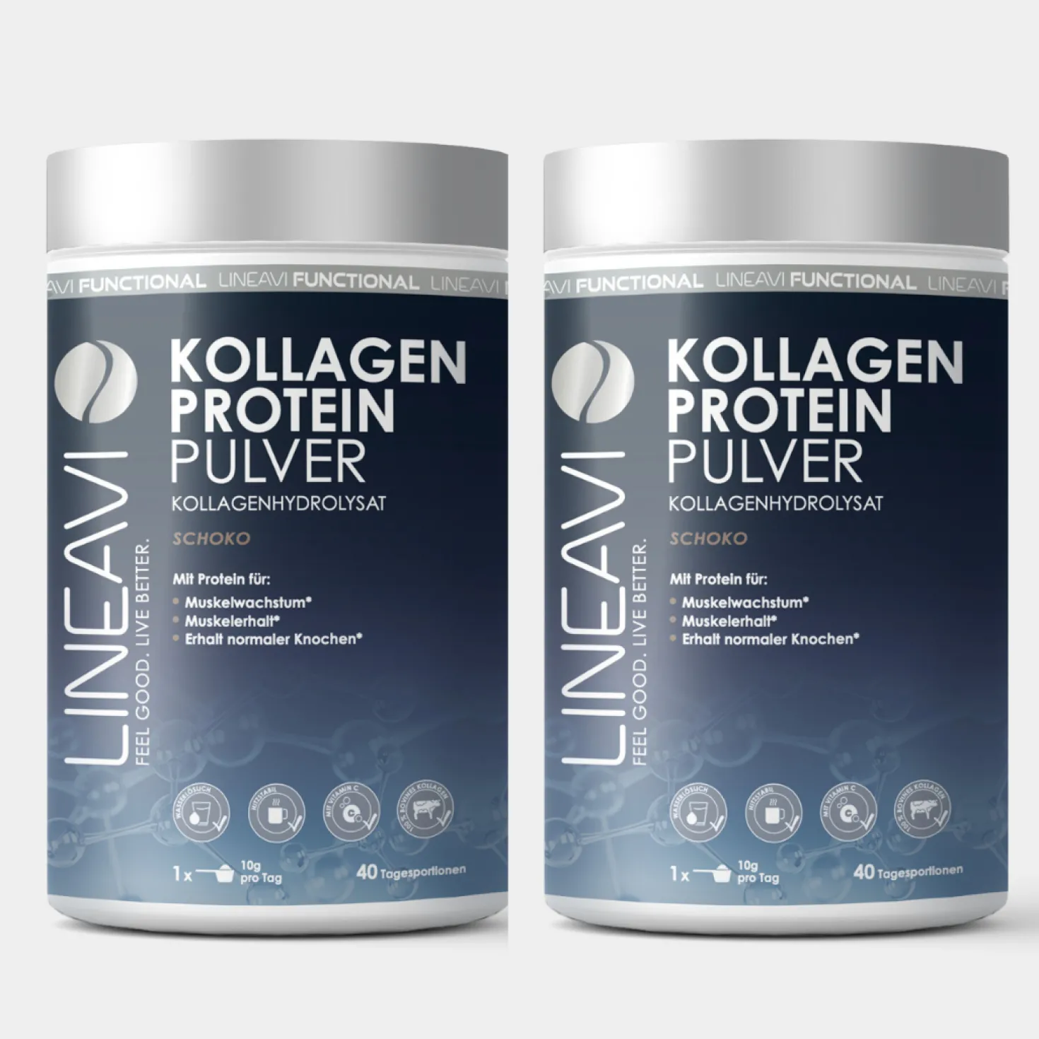 Doppelpack: Kollagen Proteinpulver (2x400g)