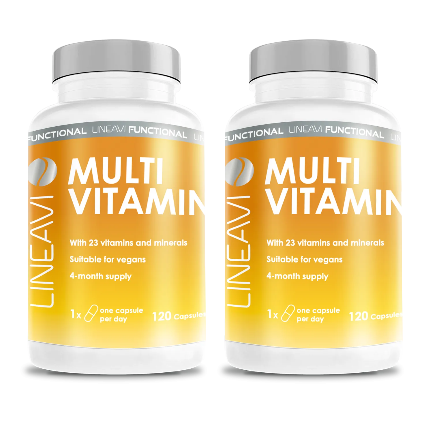 Doppelpack: 2x Multivitamin (2x120 Kapseln)