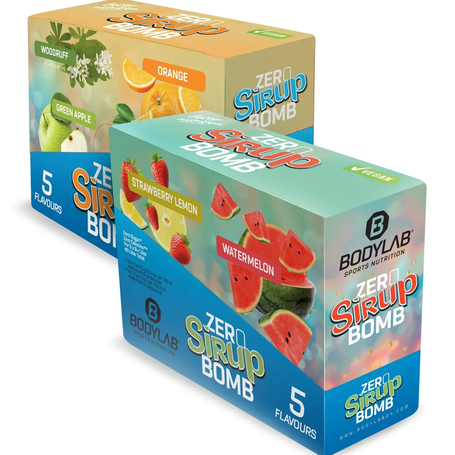 Doppelpack ZERO Sirup BOMB (2 x je 5 x 65ml)